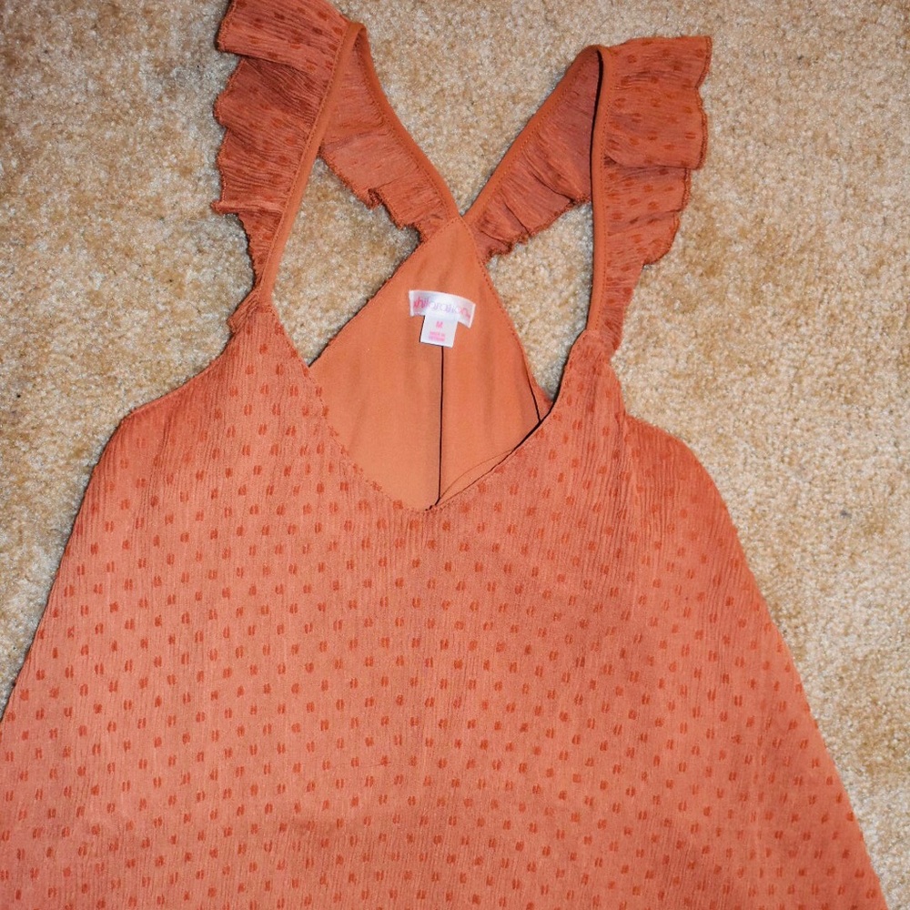 Orange blouse